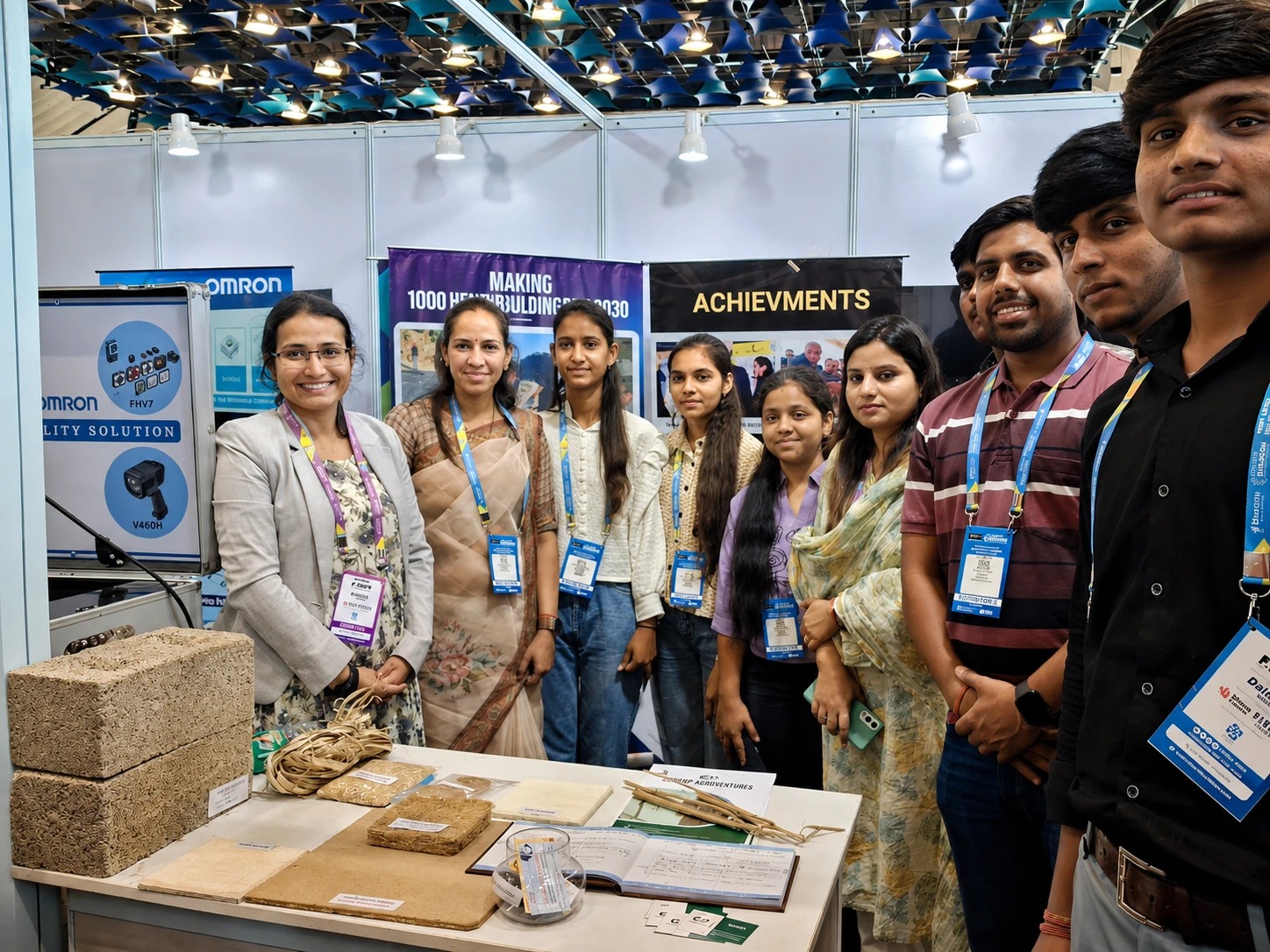 Gohemp team at an exhibition